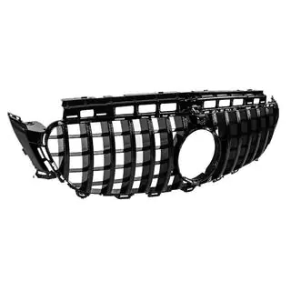 Передняя Решетка GT Panamericana Черная (для Avantgarde/AMG-Line/E43 AMG/E53 AMG 2016-2020) фото 4