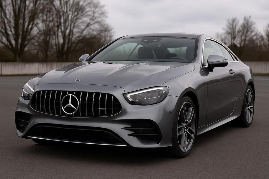 Mercedes E-class coupe C238 2016-2024 гг. Передняя решетка Panamericana GT (для AMG-Line 2020-2023) Фото 1