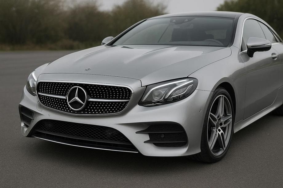 Mercedes E-class coupe C238 2016-2024 гг. Передняя решетка Diamond Black (для Avantgarde/AMG-Line/E43 AMG/E53 AMG 2016-2020) Image
