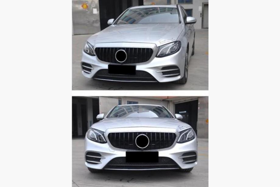 Mercedes E-class coupe C238 2016-2024 гг. Передняя решетка GT Panamericana (для Avantgarde/AMG-Line/E43 AMG/E53 AMG 2016-2020) Фото 3