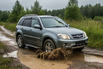 Chery Tiggo 1 2005-2016 гг. Боковые пороги RedLine V1 (2 шт., алюминий) фото 1