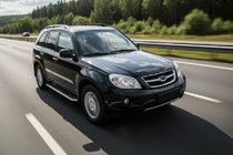 Chery Tiggo 1 2005-2016 гг. Боковые Подножки Maydos V1 (2 шт., Алюминий и Нержавейка) фото 1