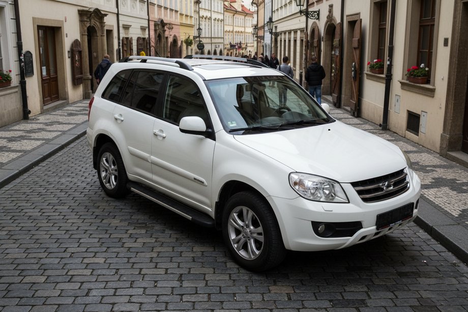 Chery Tiggo 1 2005-2016 гг. Боковые Подножки Duru (2 шт., Алюминий) Фото 1