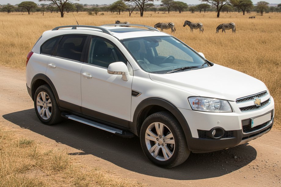 Chevrolet Captiva 2006-2019 гг. Боковые Подножки Line (2 шт., Алюминий) Image
