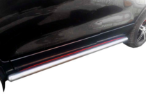 Chevrolet Trax 2012-2023 гг. Боковые трубы (2 шт, нержавейка) фото 1