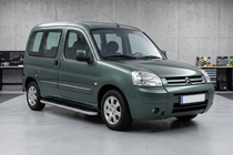 Citroen Berlingo 1996-2008 гг. Боковые Подножки Tayga Grey (2 шт., Алюминий) фото 1