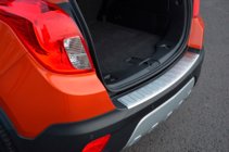 Chevrolet Trax 2012-2023 гг. Накладка на задний бампер OmsaLine Нержавейка фото 6
