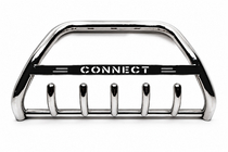 Ford Connect 2002–2006 гг. Кенгурятник WT004 (нержавейка) 60 мм фото 2