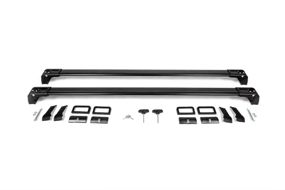 Kia Ceed 2012-2018 гг. Поперечины на штатные места с замком Wingbar V3 (2 шт) Серые Фото 3