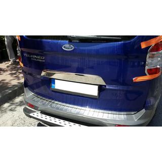 Хромированная накладка над номером (нержавейка) Ford Courier 2014-2023 гг. фото 1