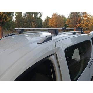 Багажник поперечины на стандартные рейлинги с замком Wizard V1 (2 шт) фото 1