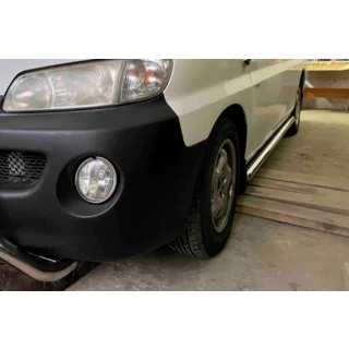 Боковые трубы BB002 (2 шт., нержавейка)