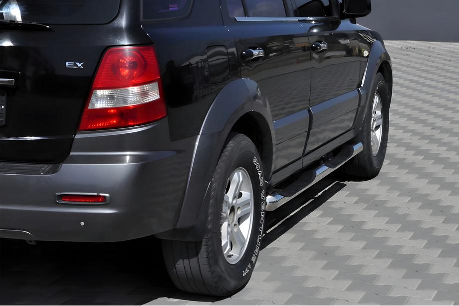 Kia Sorento I BL 2002-2009 гг. Боковые трубы (2 шт., нержавейка) Image