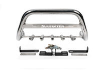 Mercedes Sprinter W906 2006-2018 гг. Кенгурятник WT003 (нержавейка) фото 3