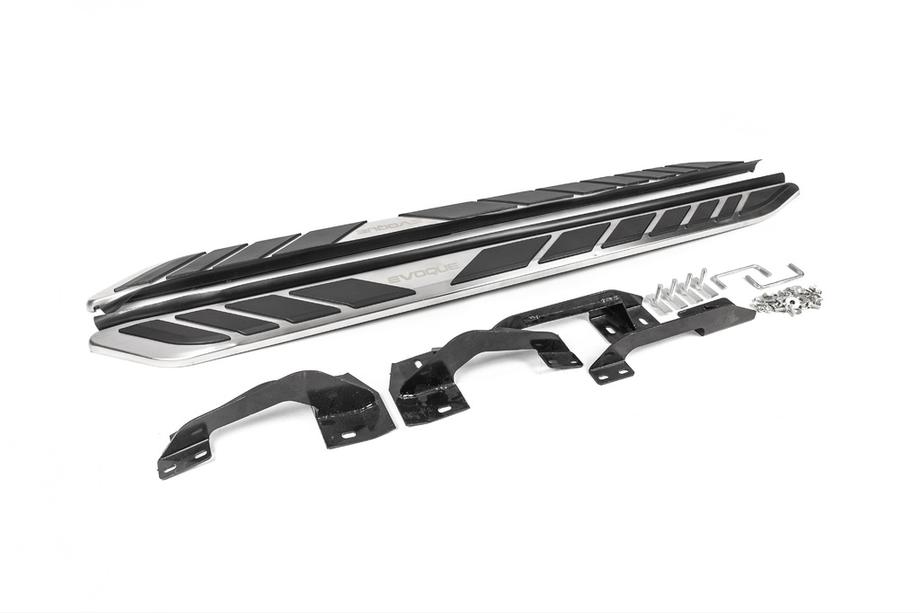 Range Rover Evoque 2012-2018 гг. Боковые Подножки OEM-V1 (2 шт., Алюминий) Image