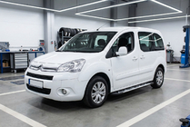 Citroen Berlingo 2008-2018 гг. Боковые Подножки Sunrise (2 шт., Алюминий) фото 1