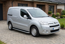 Citroen Berlingo 2008-2018 гг. Боковые Подножки Tayga Grey (2 шт., Алюминий) фото 1