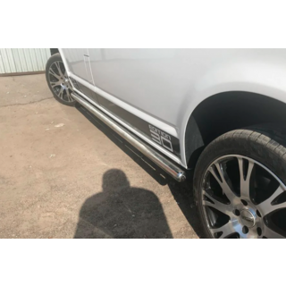 Боковые трубы (2 шт., нержавейка) фото 1