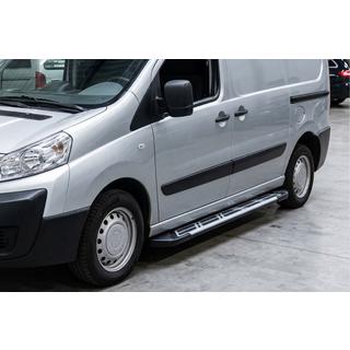 Боковые Подножки Sunrise (2 шт., Алюминий) Peugeot Expert 2007-2016 гг. фото 1