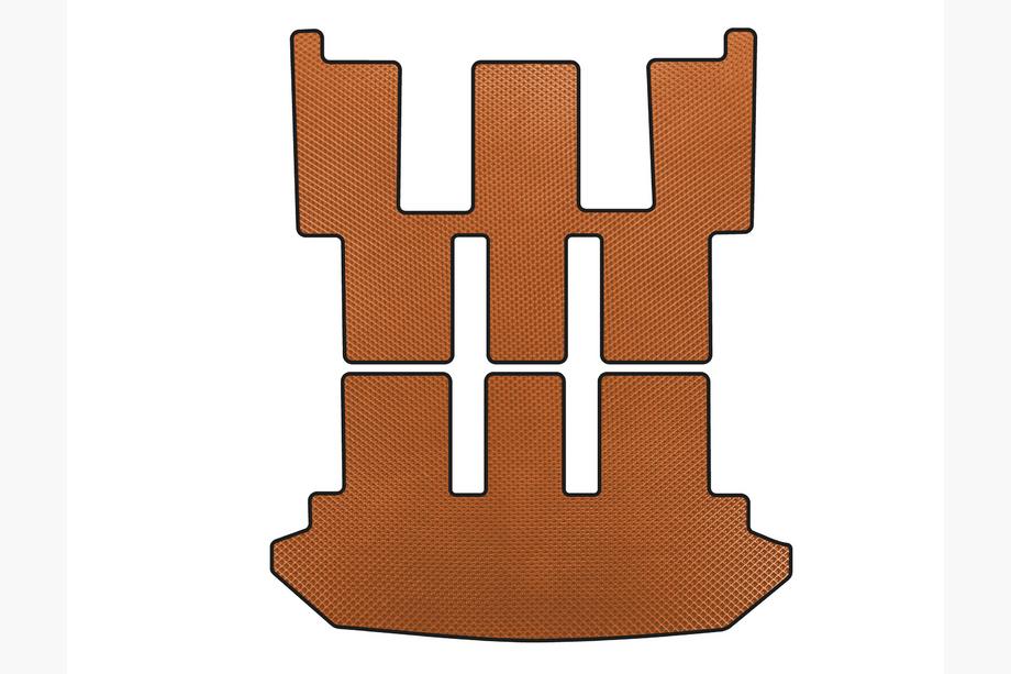 Peugeot 807 2002-2014 гг. Коврик в багажник EVA V2 (Оранжевый) Image