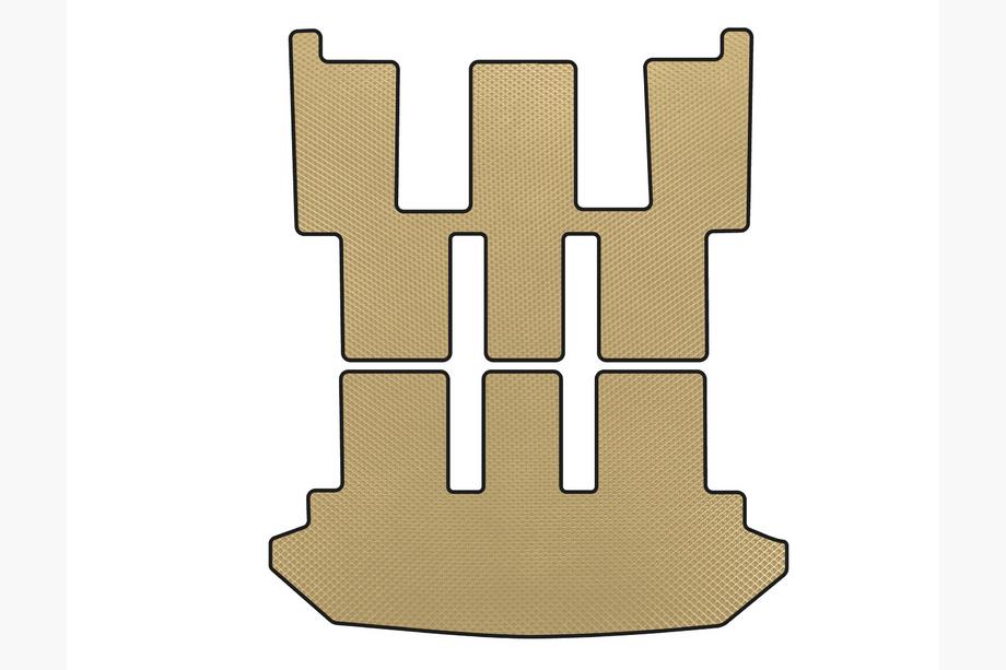 Peugeot 807 2002-2014 гг. Коврик в багажник EVA V2 (Бежевый) Image