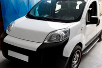 Citroen Nemo 2007-2017 гг. Боковые Подножки Duru (2 шт., Алюминий) фото 1
