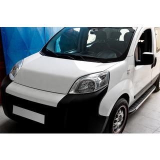 Боковые Подножки Duru (2 шт., Алюминий) Citroen Nemo 2007-2017 гг. фото 1