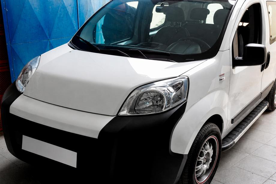 Citroen Nemo 2007-2017 гг. Боковые Подножки Duru (2 шт., Алюминий) Image