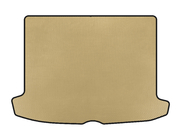 Renault Clio IV 2012-2019 гг. Коврик в багажник V2 (SW, Бежевый) фото 1