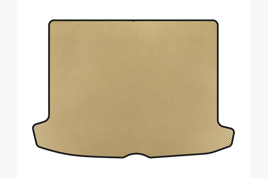 Renault Clio IV 2012-2019 гг. Коврик в багажник V2 (SW, Бежевый) Image
