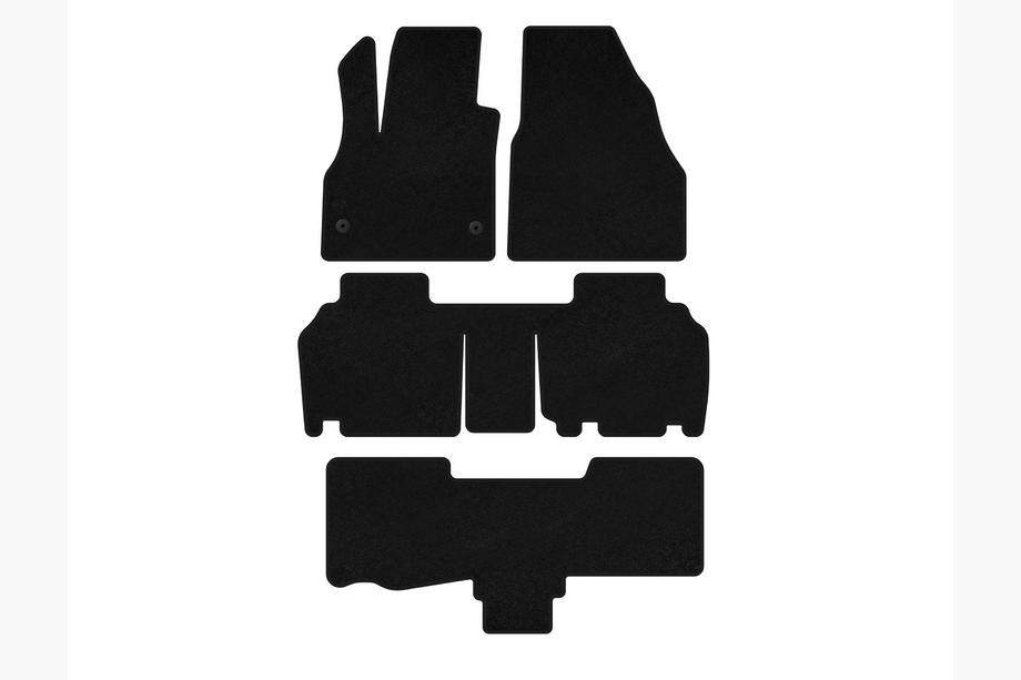 Текстильные коврики Classic (3 ряда, 5-дверный/7-местный, Черный) Image