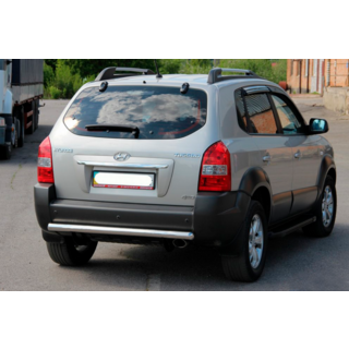 Задняя дуга AK002 (нерж. сталь) Hyundai Tucson JM 2004- гг. фото 2