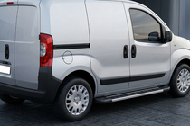 Peugeot Bipper 2008-2017 гг. Боковые пороги RedLine V1 (2 шт., алюминий) фото 1