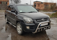 Kia Sportage 2004-2010 гг. Кенгурятник WT003 (нержавейка) фото 3