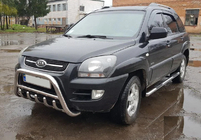 Kia Sportage 2004-2010 гг. Кенгурятник WT003 (нержавейка) фото 5