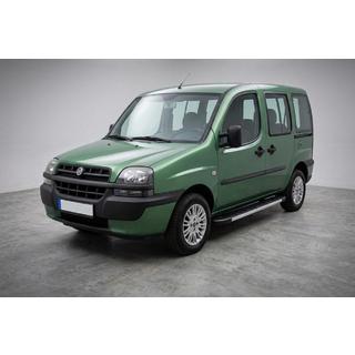Боковые Подножки Duru (2 шт., Алюминий) Fiat Doblo I 2001-2005 гг. фото 1
