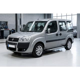 Боковые Подножки Line (2 шт., Алюминий) Fiat Doblo I 2005-2010 гг. фото 1