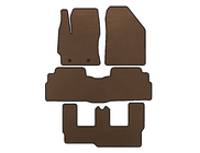Toyota Verso 2009–2018 гг. Коврики EVA (3 ряда, 7-местный, Коричневые) фото 1