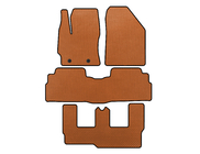 Toyota Verso 2009–2018 гг. Коврики EVA (3 ряда, 7-местный, Оранжевые) фото 1