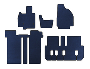 Toyota Previa 2006-2019 гг. Коврики EVA (3 ряда, 6-местный, Синий) фото 1