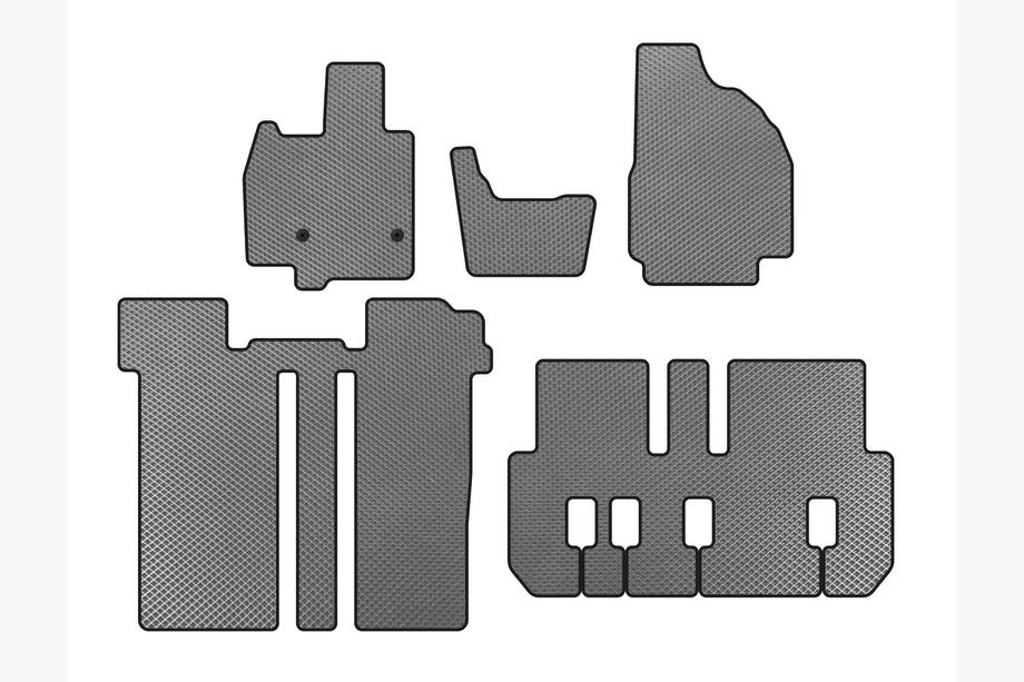 Коврики EVA (3 ряда, 6-местный, Серый) Image
