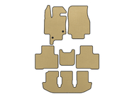 Коврики EVA (3 ряда, 7-местный, Бежевые) фото 1