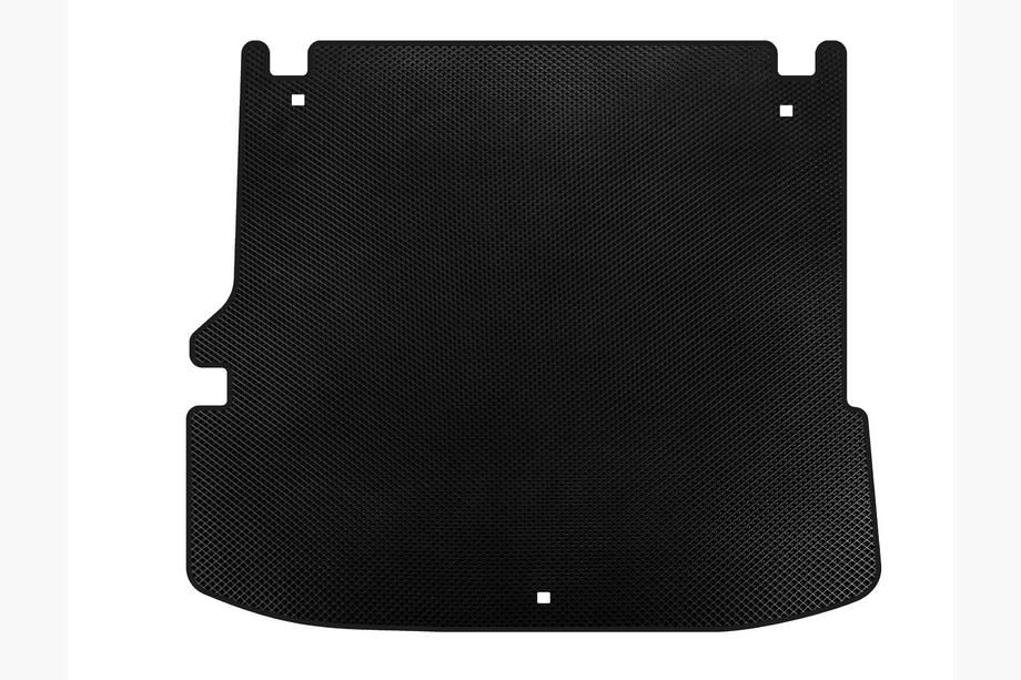 Toyota Highlander 2019- гг. Коврик в багажник EVA V2 (с сабвуфером, 7-местный, Черный) Image