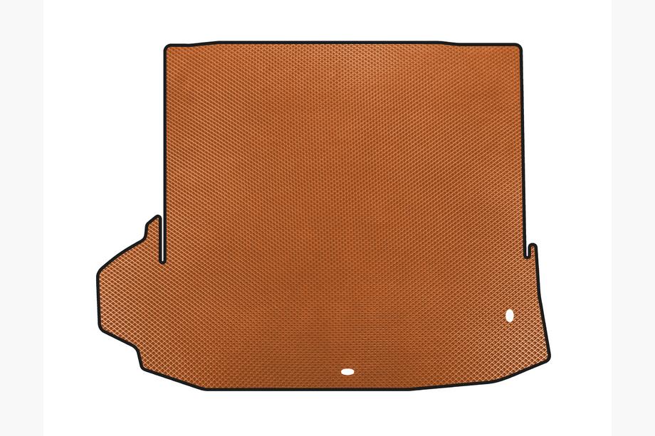 Toyota Highlander 2019- гг. Коврик в багажник EVA V3 (без сабвуфера, 7-местный, Оранжевый) Image