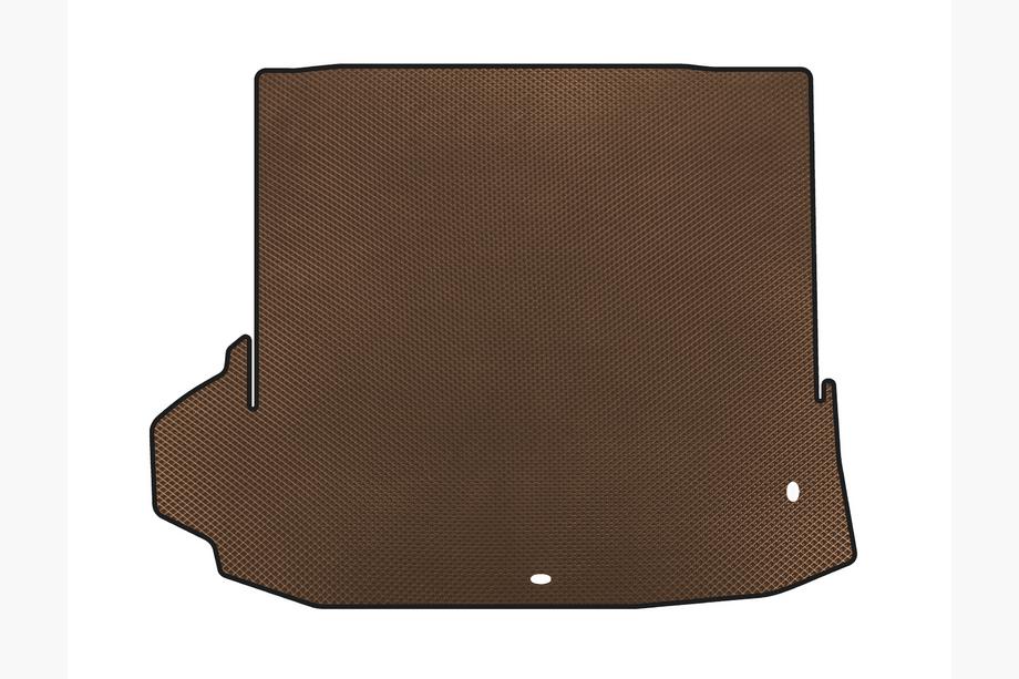 Toyota Highlander 2019- гг. Коврик в багажник EVA V3 (без сабвуфера, 7-местный, Коричневый) Image
