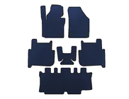 Volkswagen Touran 2003-2010 гг. Коврики EVA (3 ряда, 2006-2010, 7-местный, Синий) фото 1