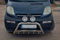 Opel Vivaro 2001-2015 гг. Кенгурятник WT003-4 (нержавейка) фото 9