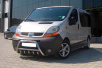 Opel Vivaro 2001-2015 гг. Кенгурятник WT003-4 (нержавейка) фото 13