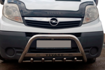 Opel Vivaro 2001-2015 гг. Кенгурятник WT003-4 (нержавейка) фото 7