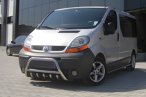 Renault Trafic 2001–2015 гг. Кенгурятник WT003-4 (нержавейка) фото 2
